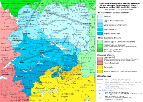 Alemannic German dialects